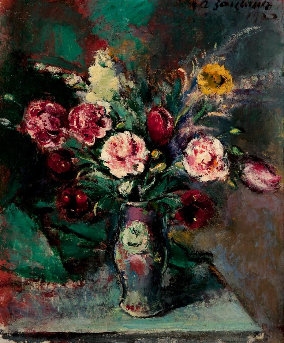 Anton Faistauer, Sommerblumenstück, 1922, Öl auf Leinwand, 60 x 49,5 cm, Dauerleihgabe Ferdinan…