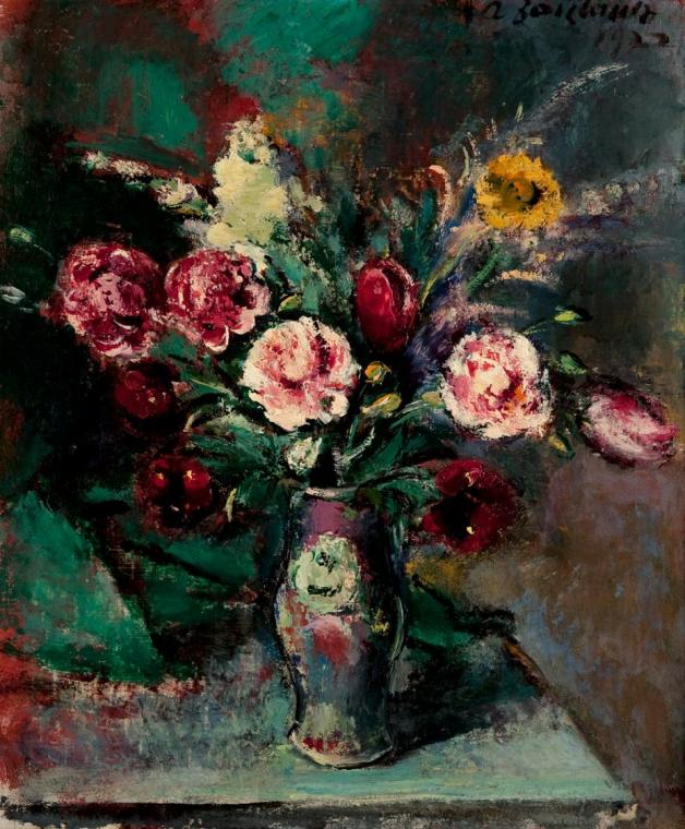 Anton Faistauer, Sommerblumenstück, 1922, Öl auf Leinwand, 60 x 49,5 cm, Dauerleihgabe Ferdinan…