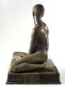 Hermann Haller, Abessinischer Knabe, um 1922, Bronze, 97 x 72 x 67 cm, Belvedere, Wien, Inv.-Nr ...