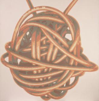 Walter Obholzer, Dumpling, 1995, Tempera auf Aluminium, 182 x 180 x 2,5 cm, Dauerleihgabe Ernst ...