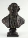 Artur Kaan, Louis Jacques Mandé Daguerre, 1889, Gips, bronziert, H: 47 cm, Belvedere, Wien, Inv…
