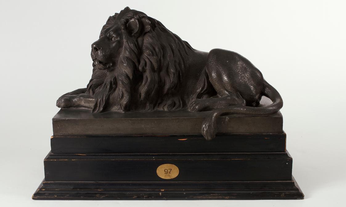Anton Dominik Ritter von Fernkorn, Ruhender Löwe - Entwurf für das Denkmal an die Schlacht bei …