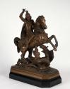 Anton Dominik Ritter von Fernkorn, Reiterstatuette des heiligen Georg den Drachen tötend, 1853, ...