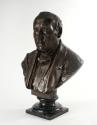 Eugen Felix, Der Maler Ferdinand Georg Waldmüller, 1858, Bronze auf Marmorsockel, H: 55 cm, Bel…