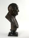 Eugen Felix, Der Maler Ferdinand Georg Waldmüller, 1858, Bronze auf Marmorsockel, H: 55 cm, Bel…