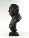 Eugen Felix, Der Maler Ferdinand Georg Waldmüller, 1858, Bronze auf Marmorsockel, H: 55 cm, Bel…