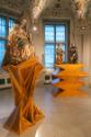 Tillman Kaiser, Petrus' Thron, 2010, Karton, Holz, Schellack, 180 × 80 × 80 cm, Belvedere, Wien…