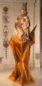 Tillman Kaiser, Petrus' Thron, 2010, Karton, Holz, Schellack, 180 × 80 × 80 cm, Belvedere, Wien…