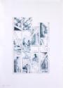 Gülsün Karamustafa, modernity unveiled / interweaving histories, 2010, 3 Blätter, Bleistift, Fi…