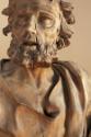 Giovanni Giuliani, Der Evangelist Lukas, Detail, 1721, Lindenholz, 162 x 103 x 56 cm, Belvedere…