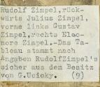 Georg Klimt, Unbekannter Fotograf, Rudolf, Gustav, Julius und Eleonore Zimpel, um 1905, Silberg…