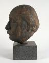 Heinrich A. Deutsch, Albert Einstein, 1959, Bronze, Granitsockel, 42,5 cm, Leihgabe der Artothe…