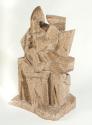 Wander Bertoni, Musikantengruppe, 1949-1950, Rosengranit, Artothek des Bundes, Dauerleihgabe im…