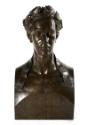 Anton Dominik Ritter von Fernkorn, Kaiser Franz Joseph I. im Alter von 23 Jahren, 1853, Bronze,…