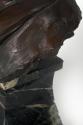 Josef Engelhart, Der Bildhauer Alfonso Canciani, Detail, 1907, Bronze, H. mit Sockel: 55,5 cm,  ...