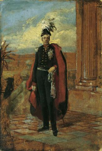 Friedrich von Amerling, Entwurf zum Gemälde "Kaiser Franz I. von Österreich (1768–1835) in preu…