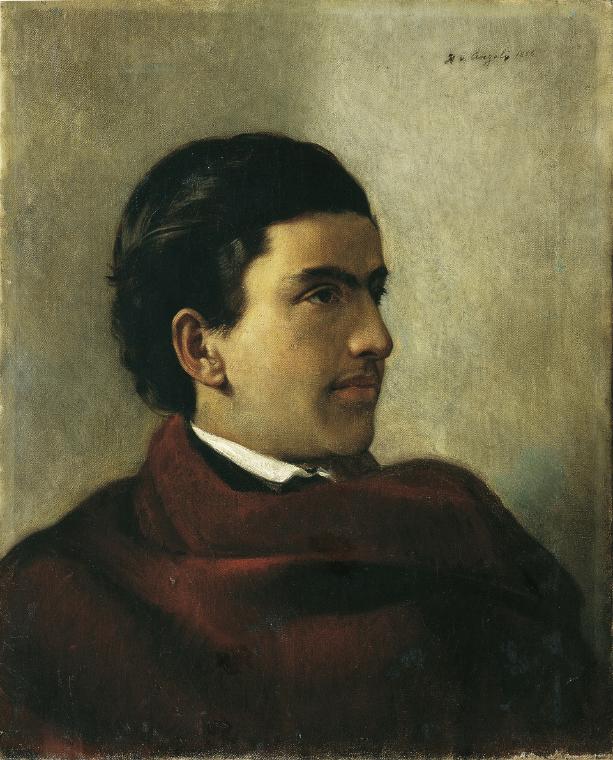 Heinrich von Angeli, Der österreichische Offizier Otto Pohl, 1856, Öl auf Leinwand, 56 x 45 cm,…
