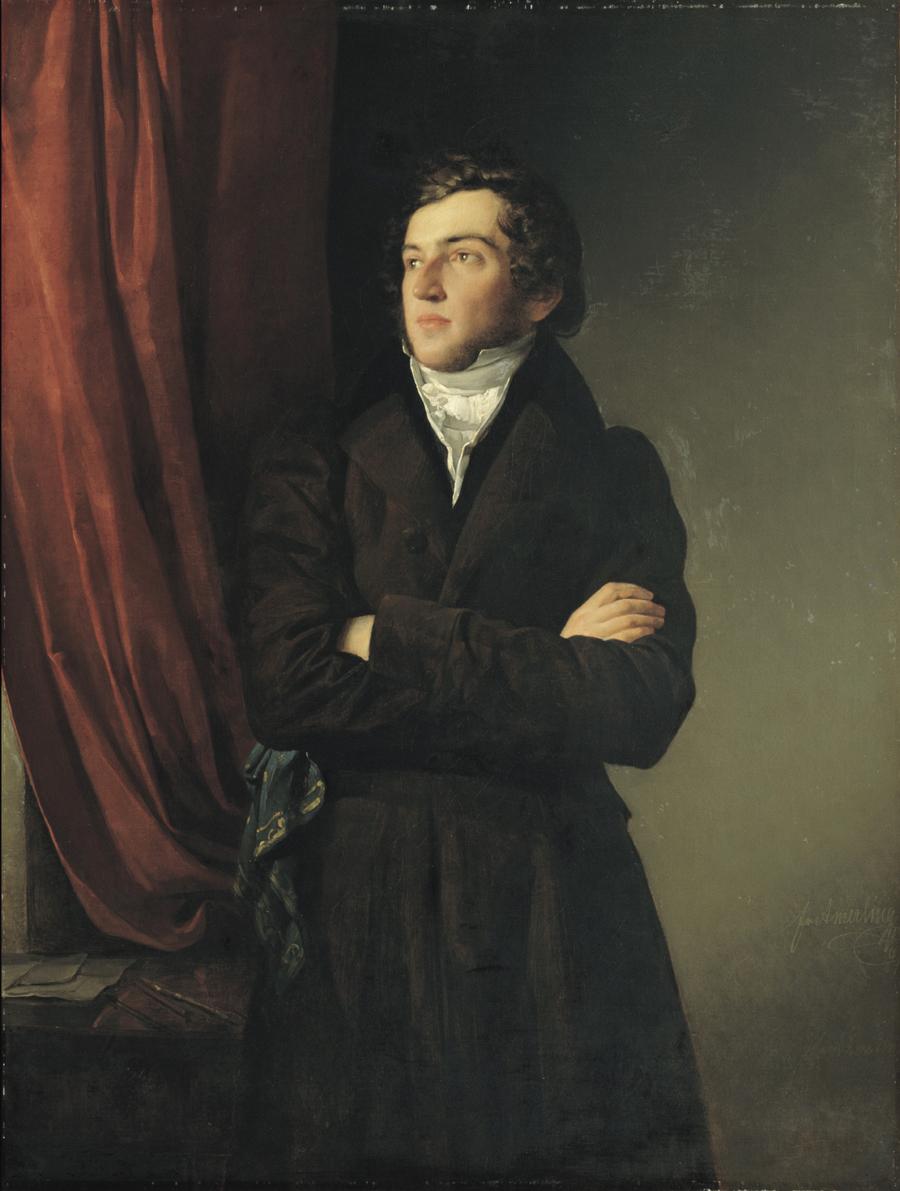 Friedrich von Amerling, Der Maler Robert Theer (1808–1863), 1831, Öl auf Leinwand, 125,5 x 95 c…