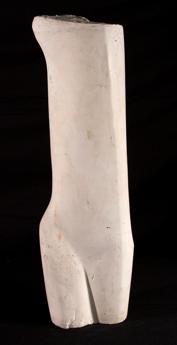 Josefine Sokole, Torso, Gips, 74 x 23 x 17 cm, Belvedere, Wien, Inv.-Nr. 10601
