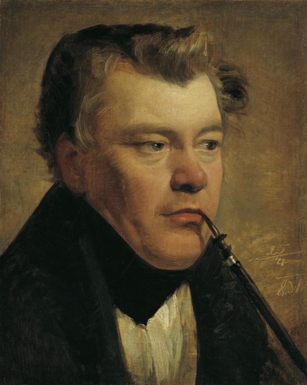 Friedrich von Amerling, Der Landschaftsmaler Thomas Ender (1793–1875), 1831, Öl auf Leinwand, 4 ...