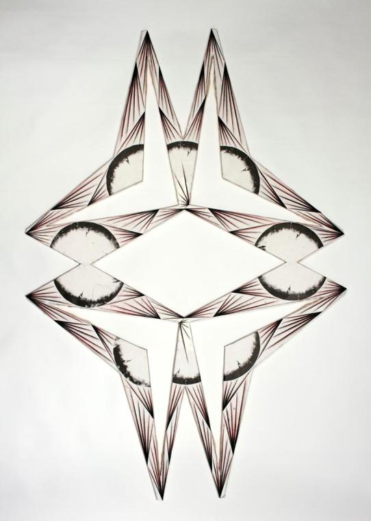 Tillman Kaiser, Countdown, 2012, Eitempera-Screenprint auf Leinwand, 210 x 142 cm, Belvedere, W…