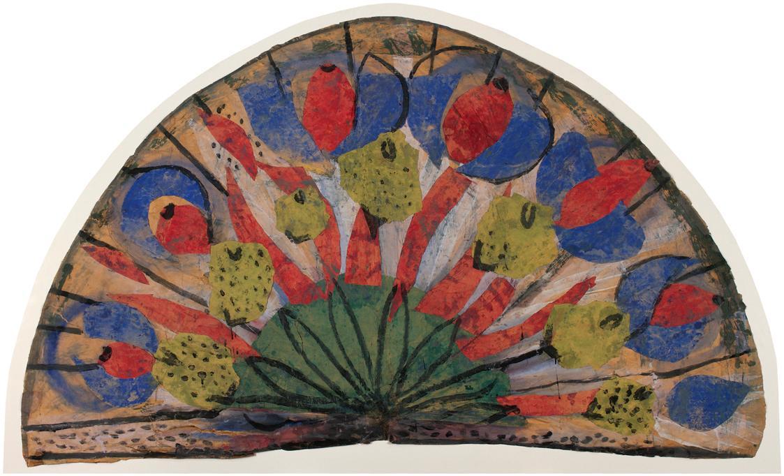 Herbert Boeckl, Sonnengesang, 1950, Collage, 132 x 212 x 1,5 cm, Belvedere, Wien, Inv.-Nr. 1058…