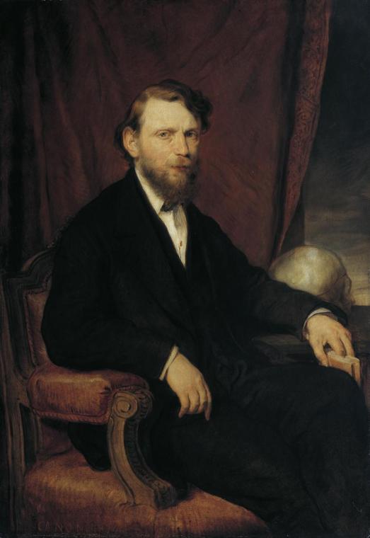 Hans Canon, Der Arzt Professor Moriz Benedikt, 1876, Öl auf Leinwand, 120 x 84 cm, Belvedere, W…