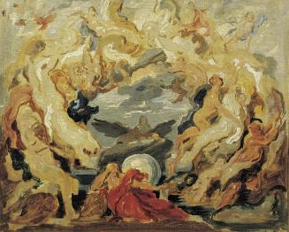 Hans Canon, Der Kreislauf des Lebens, um 1883, Öl auf Leinwand auf Karton, 22,5 x 28 cm, Belved…