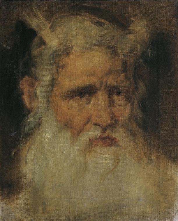 Hans Canon, Moses, undatiert, Öl auf Leinwand, undatiert, 35 x 30 cm, Belvedere, Wien, Inv.-Nr.…