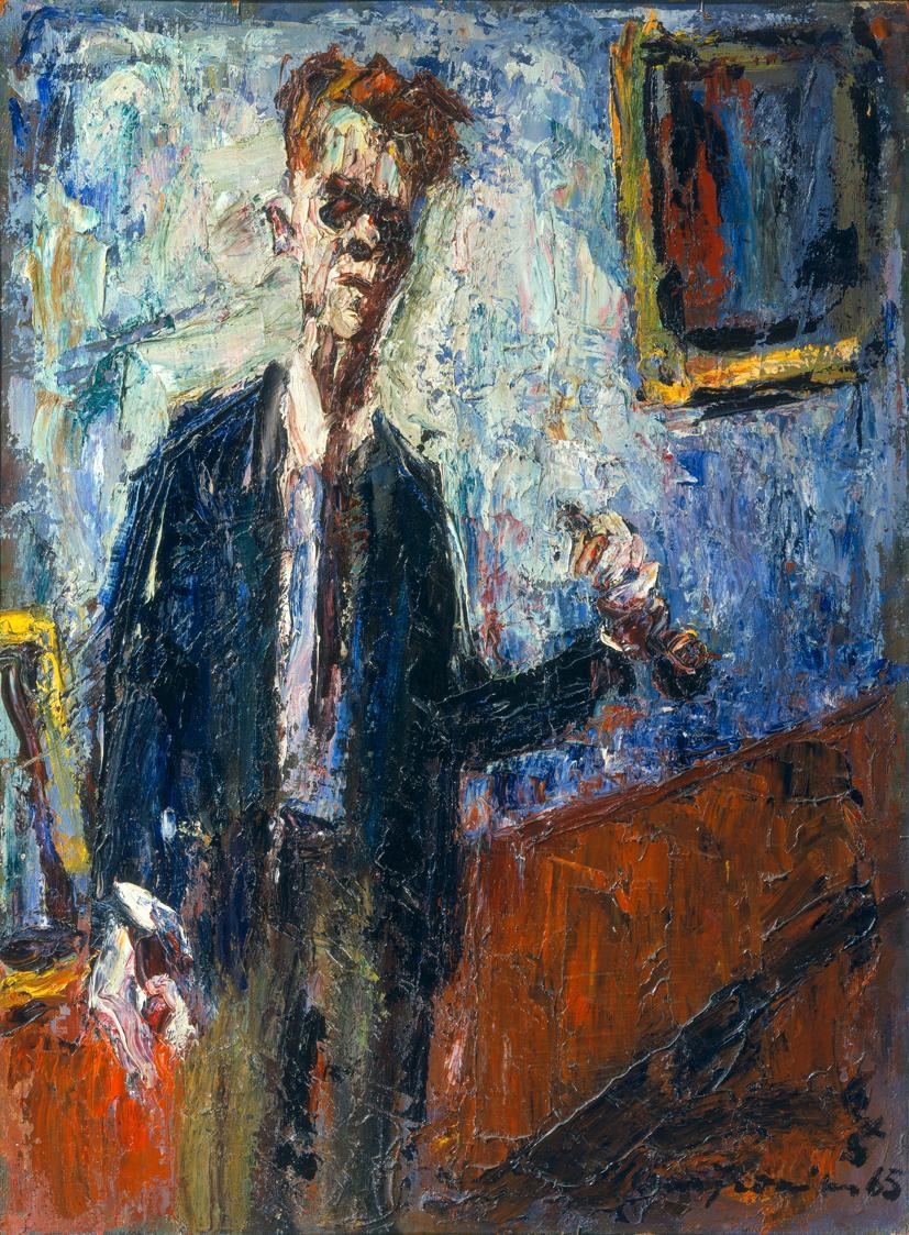 Hans Fronius, Fritz Novotny, 1965, Öl auf Hartfaserplatte, 74 x 54,5 cm, Belvedere, Wien, Inv.-…