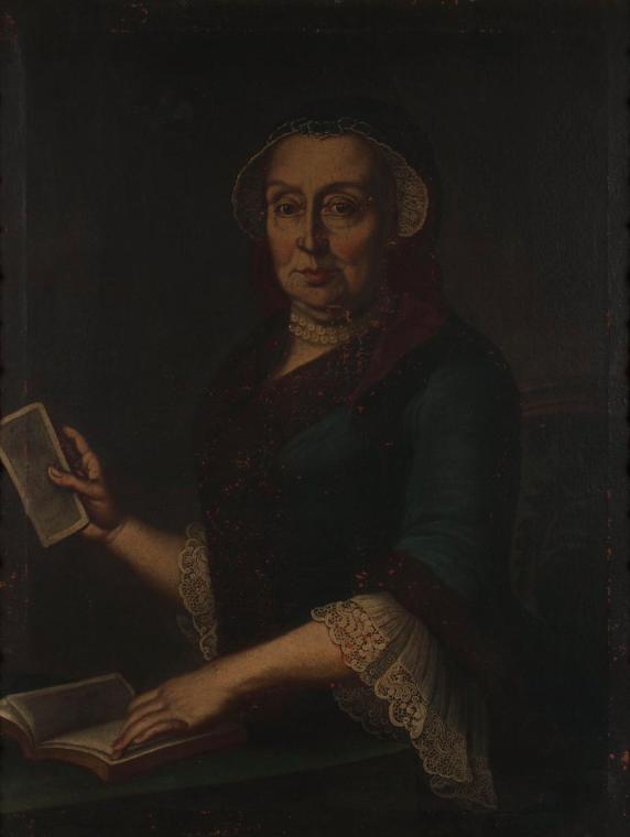 Unbekannter Künstler, Barbara Pacassi, um 1750/1800, Öl auf Leinwand, 89,5 x 68,5 cm, Belvedere…