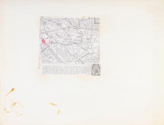 Felix Kalmar, Paris, 1970, Collage, 50 x 65 cm, Belvedere, Wien, Inv.-Nr. 10636-10
