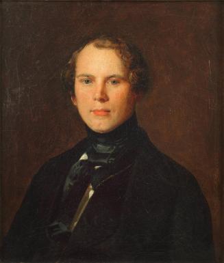 Johann Baptist Reiter, Bildnis eines jungen Mannes, 1842, Öl auf Leinwand, 45 × 38,5 cm, Belved…