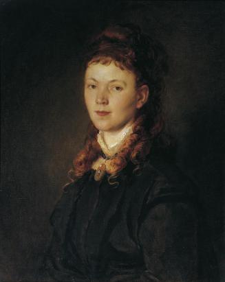 Hans Canon, Mädchen mit rotblondem Haar, Öl auf Leinwand, 71,5 x 58 cm, Belvedere, Wien, Inv.-N…