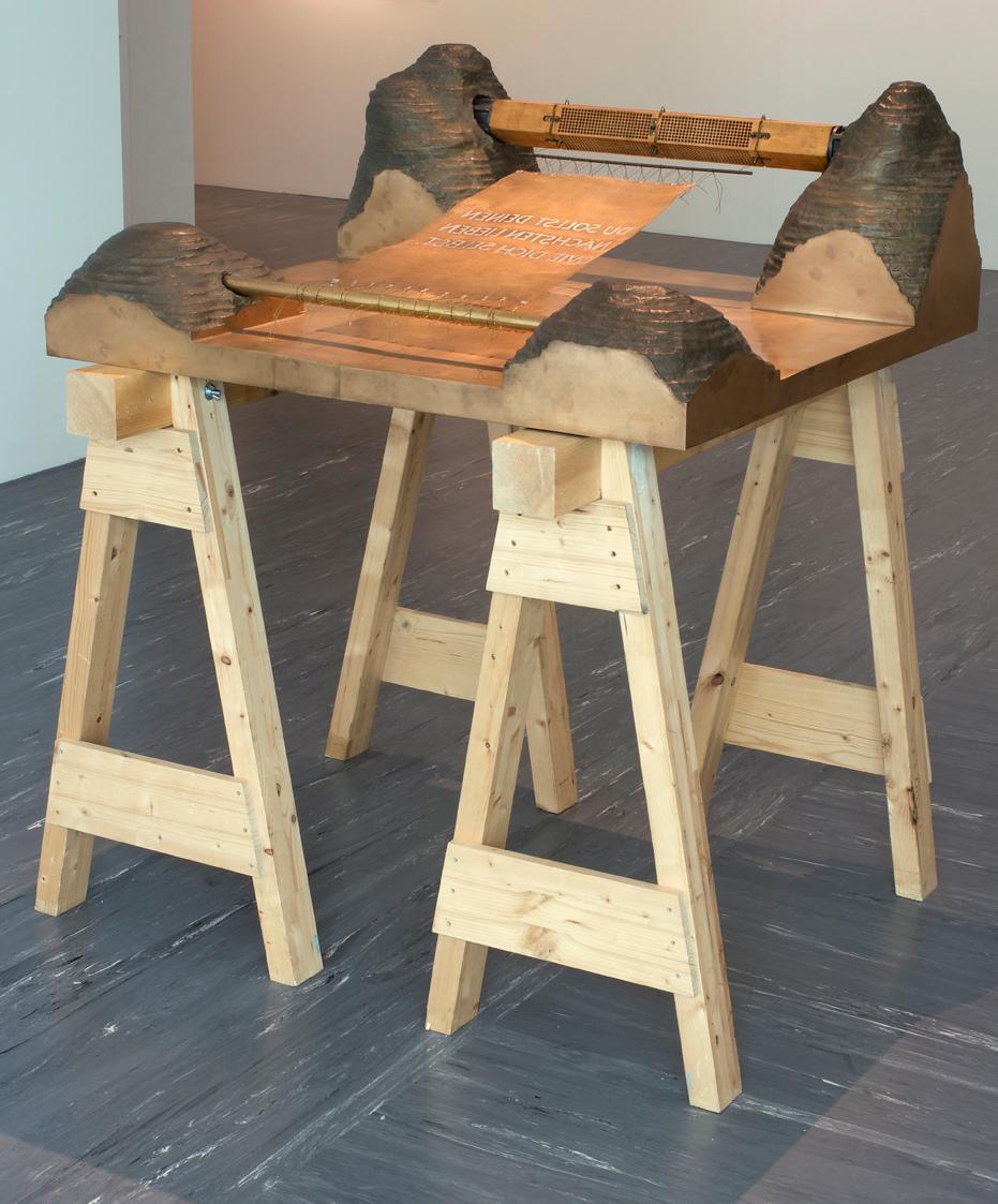 Walter Pichler, Ohne Titel (Du sollst Deinen Nächsten lieben), 1970-1971, Bronze, Draht, Holz, …