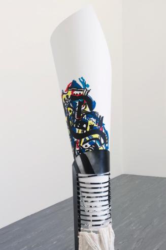 Verena Dengler, Skulptur für Camilla Birke und Maria Likarz (Wiener Werkstätte), 2009, Siebdruc…