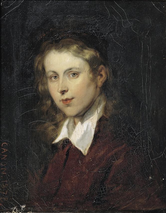 Hans Canon, Junge Frau mit blondem Haar, 1878, Öl auf Leinwand, 57,5 x 46,5 cm, Belvedere, Wien ...