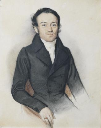 Georg Decker, Alois Zaillner, 1836, Aquarell, Bleistift, Deckweiß auf Papier, 22,4 x 17,8 cm, B…