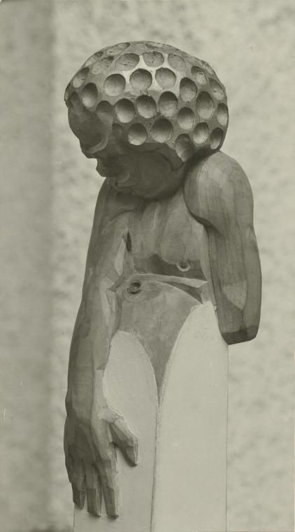 Ferdinand Andri, Detail einer Sitzbank für die 14. Ausstellung der Wiener Secession, 1901/1902,…