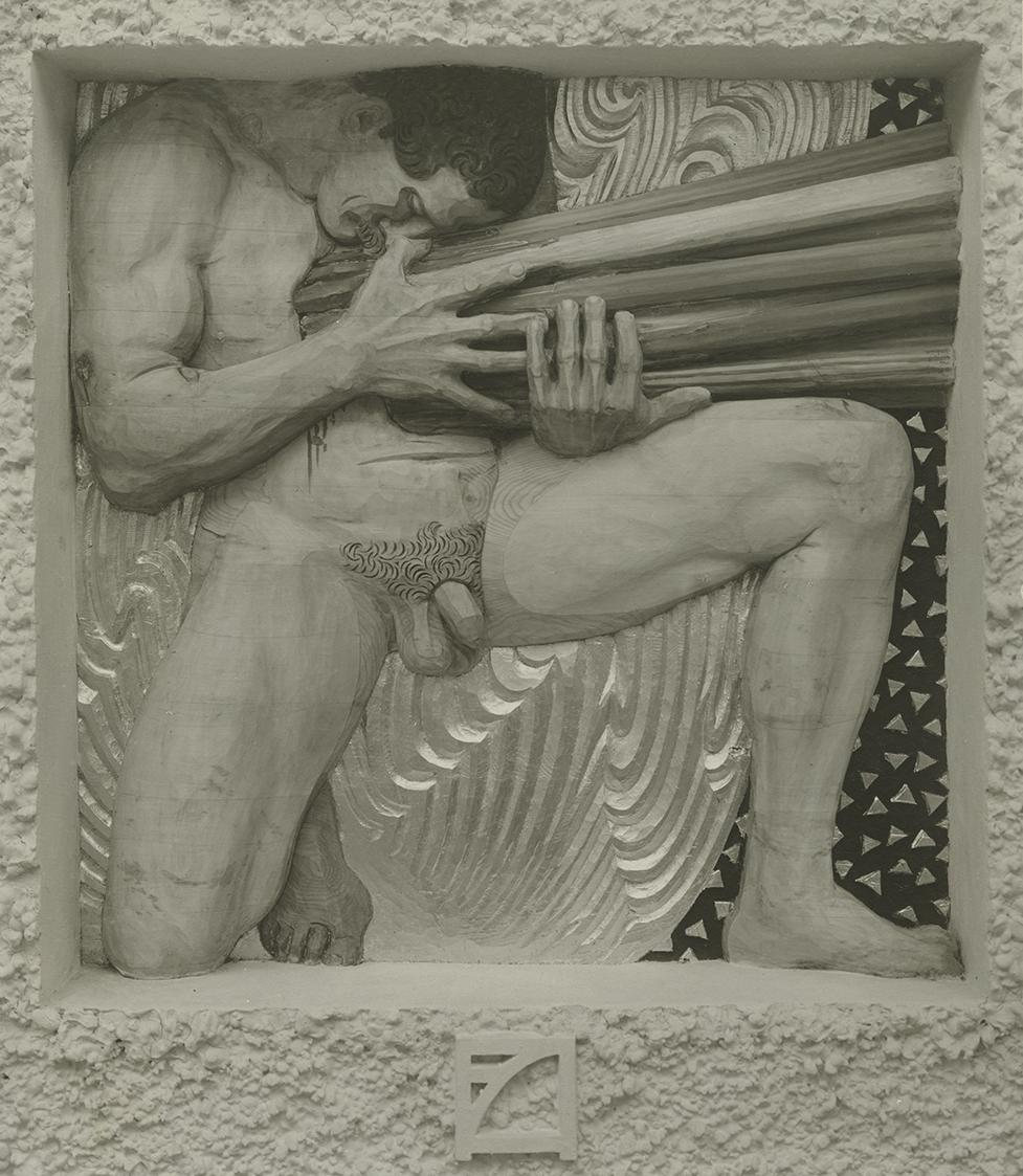Moriz Nähr, Ferdinand Andri, Der Freiheit eine Gasse  (Heiliger Sebastian), 1901–1902, Silberge…