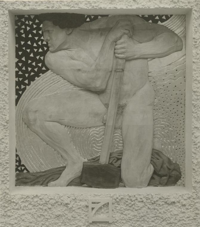 Moriz Nähr, Ferdinand Andri, In Tyrannos, 1901–1902, Silbergelatineabzug, Blattmaße: 33 × 24,9 …