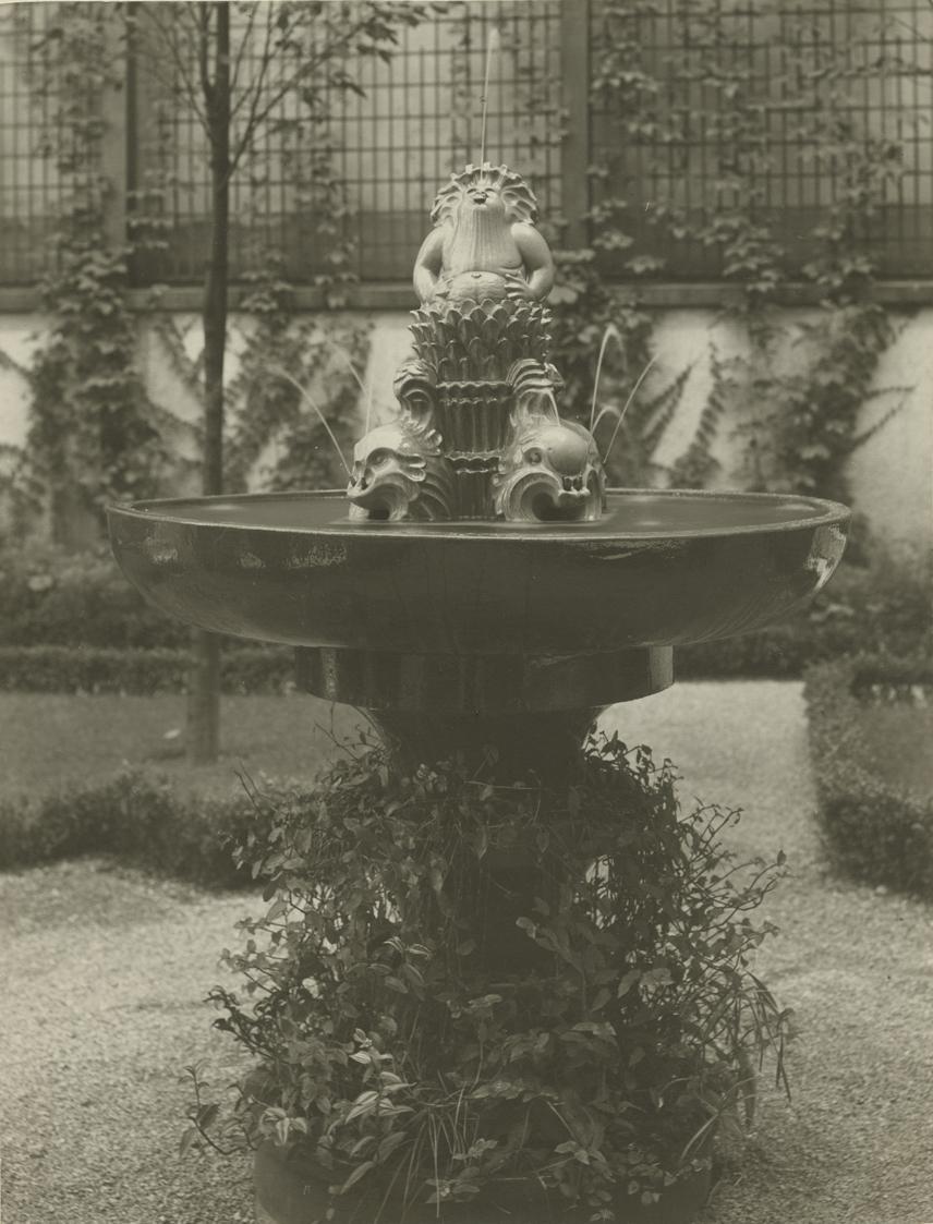 Moriz Nähr, Ferdinand Andri, Brunnen, undatiert, Fotografie, 33 × 25 cm, Belvedere, Wien, Inv.-…