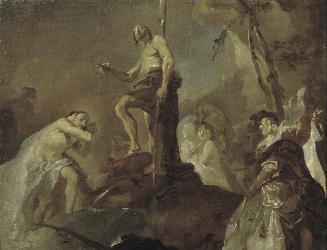 Joseph Winterhalder d. J., Die Taufe Christi (Ricordo der Skizze zum Fresko im Theologiesaal de…