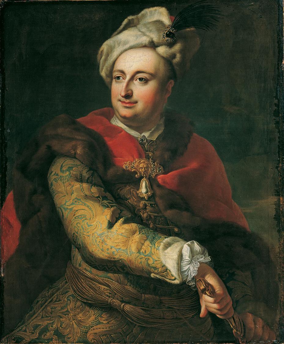 Martin van Meytens, Bildnis eines Mannes in ungarischer Tracht, um 1740/1750, Öl auf Leinwand, …
