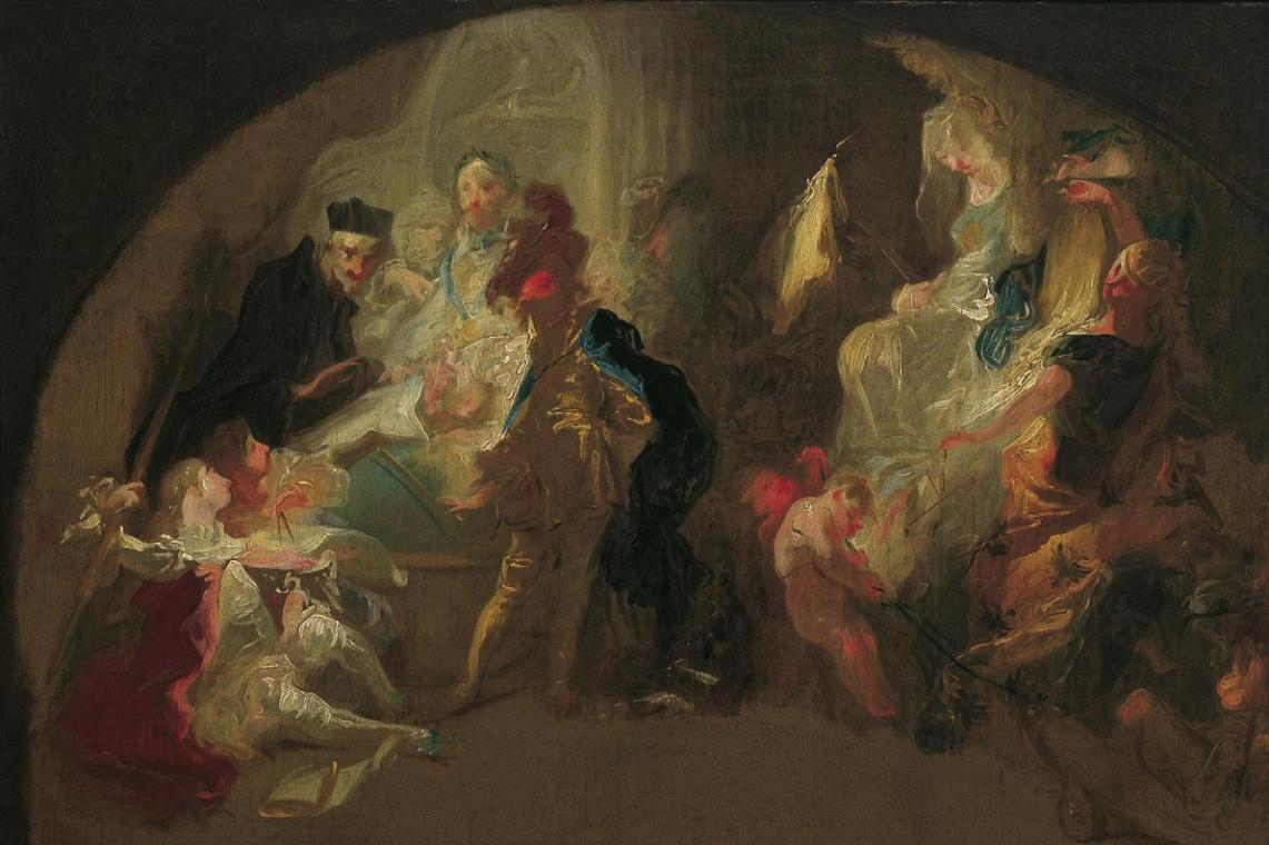 Allegorie auf die Erziehung eines Kavaliers