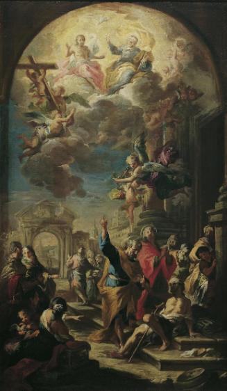 Martino Altomonte, Die Apostel Petrus und Johannes heilen einen Lahmen (Entwurf für das Hochalt…