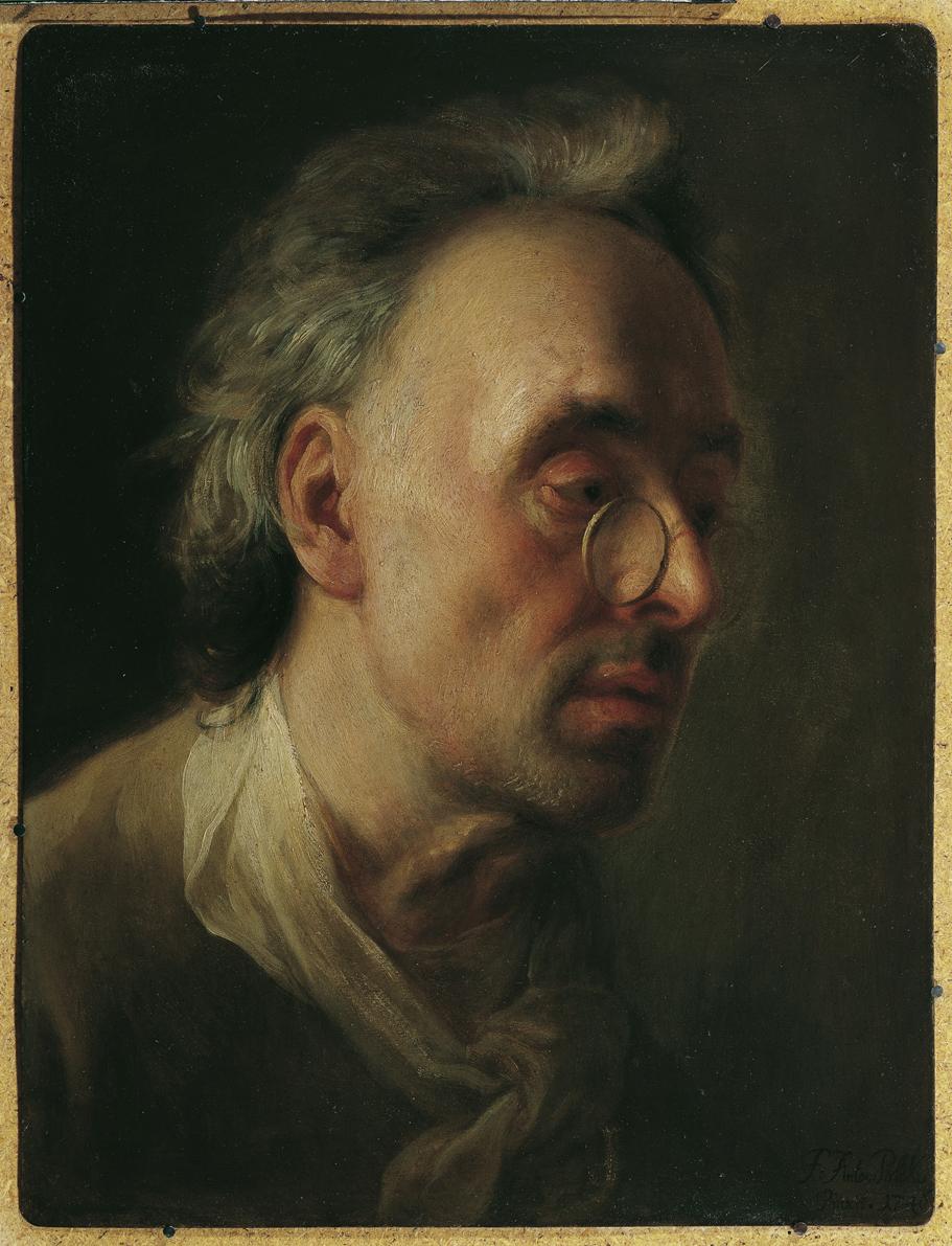 Franz Anton Palko, Bildnis des Vaters des Künstlers, 1746, Öl auf Kupfer, 42 x 32 cm, Belvedere…