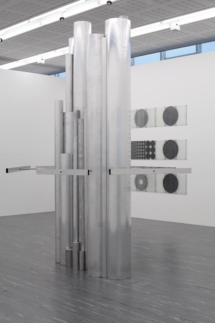 Michael Kienzer, Ausformung, 2012, Aluminium, Edelstahl, 310 × 280 × 160 cm, Belvedere, Wien, I…