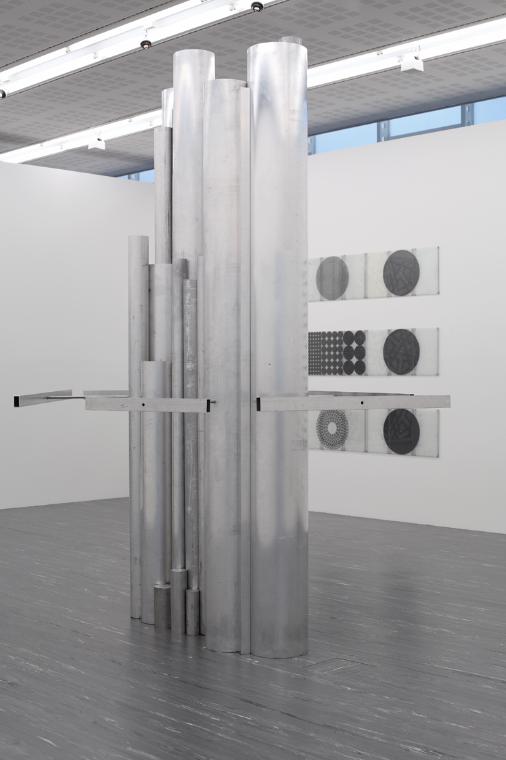 Michael Kienzer, Ausformung, 2012, Aluminium, Edelstahl, 310 × 280 × 160 cm, Belvedere, Wien, I…