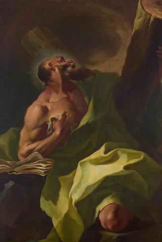 Johann Lucas Kracker, Der Apostel Andreas, 1754, Öl auf Leinwand, 142 x 93 cm, Belvedere, Wien,…